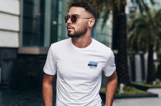 Chapel Hill Surf Co. White Surfboard Shirt