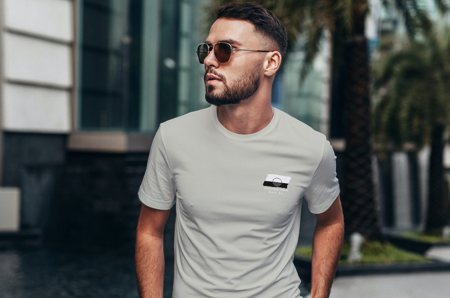 College Town Surf Co. Sand Surfboard Shirt
