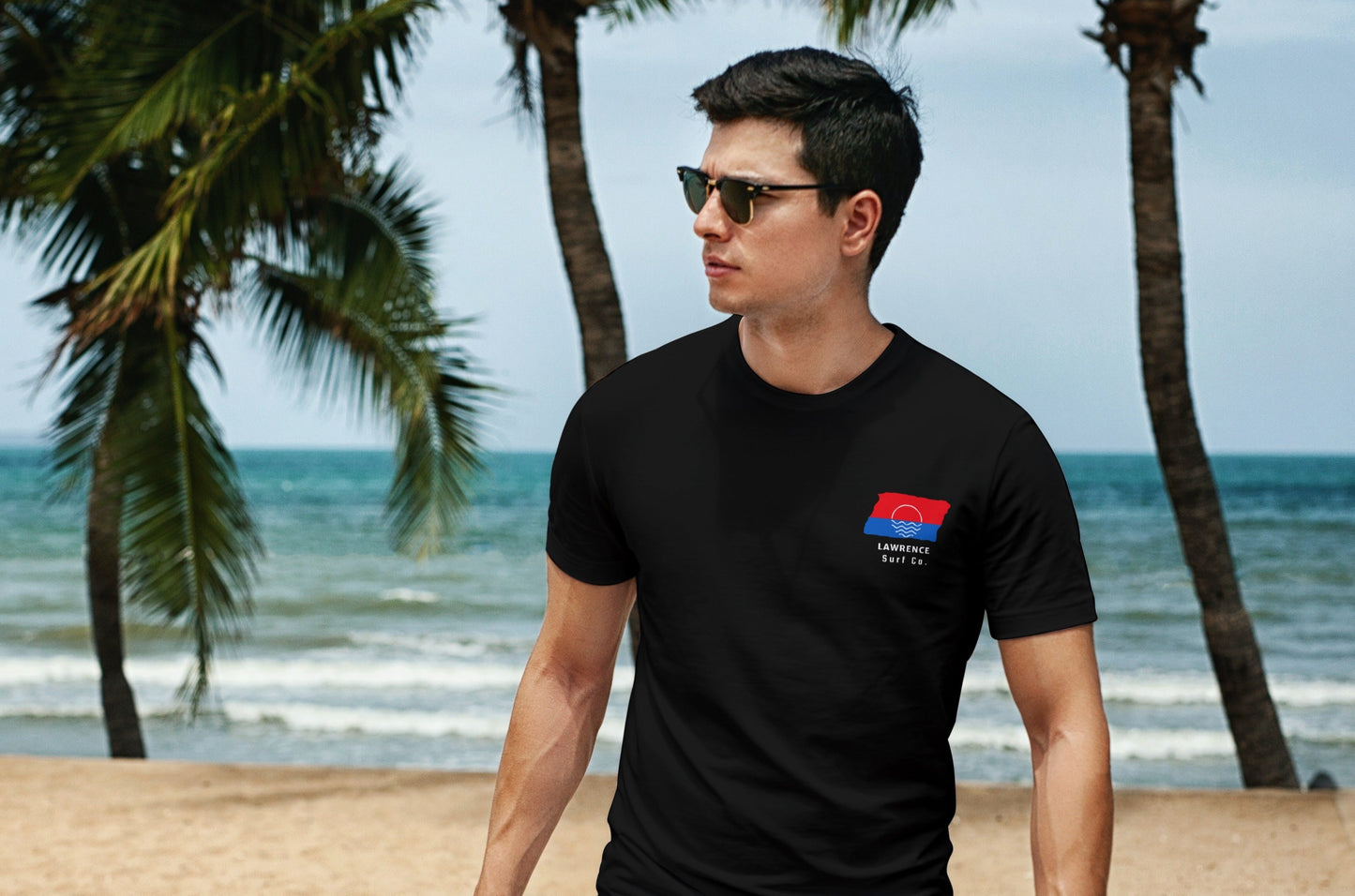 Lawrence Surf Co. Black Surfboard Shirt