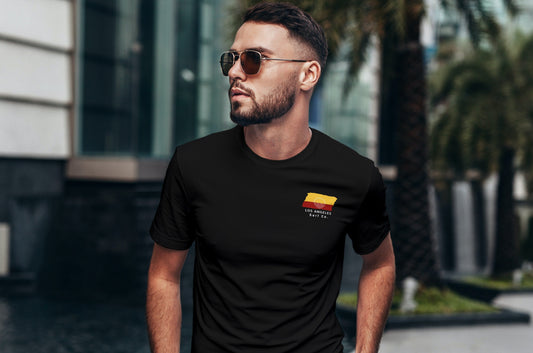 Los Angeles Surf Co. Black Surfboard Shirt