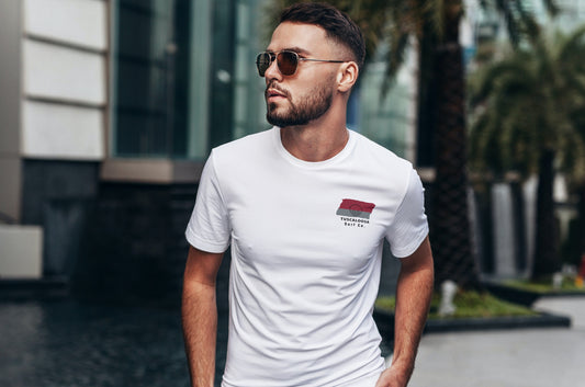 Tuscaloosa Surf Co. White Surfboard Shirt