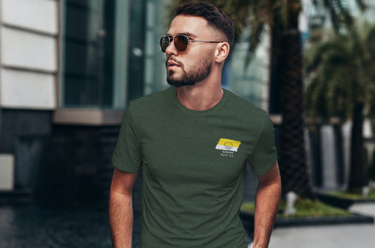 Eugene Surf Co. Green Surfboard Shirt