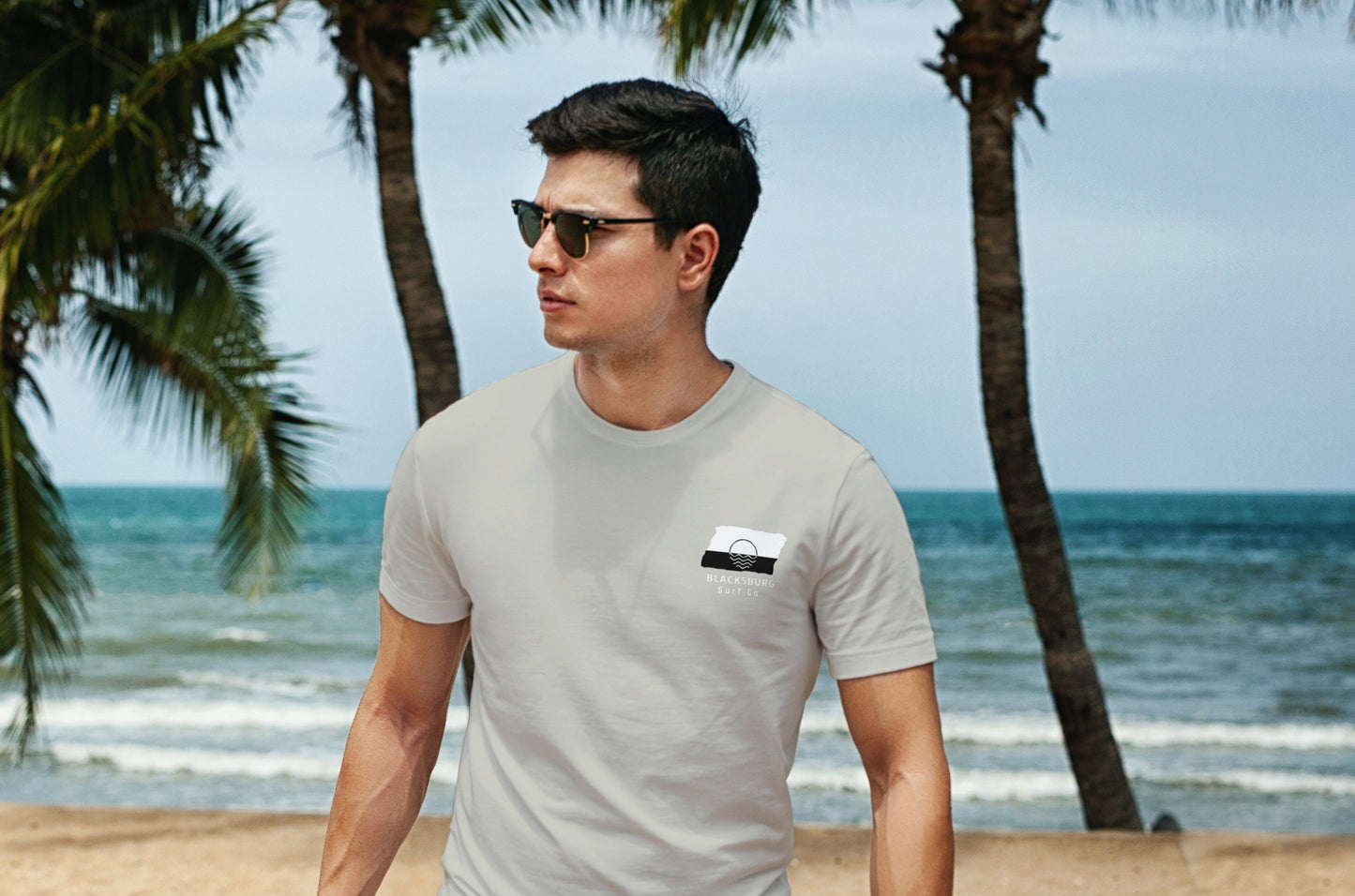 Blacksburg Surf Co. Sand Surfboard Shirt