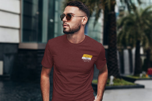 Minneapolis Surf Co. Maroon Surfboard Shirt