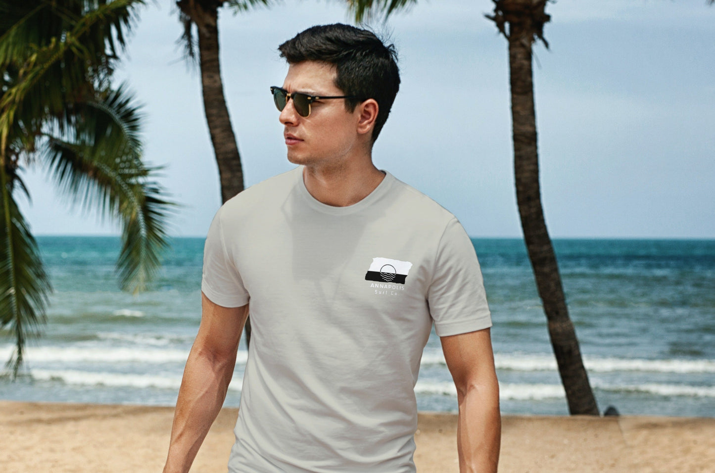 Annapolis Surf Co. Sand Surfboard Shirt