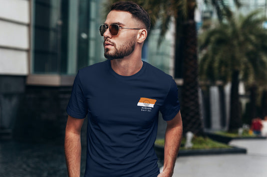 Auburn Surf Co. Navy Surfboard Shirt