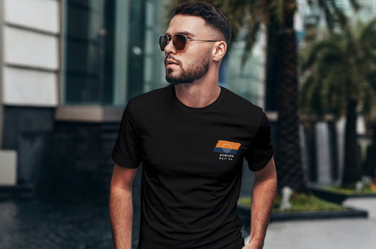 Auburn Surf Co. Black Surfboard Shirt