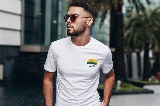 Fargo Surf Co. White Surfboard Shirt