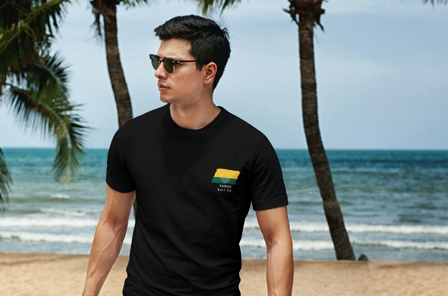 Fargo Surf Co. Black Surfboard Shirt