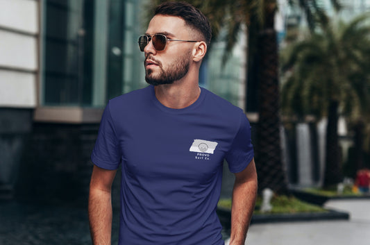 Provo Surf Co. Blue Surfboard Shirt