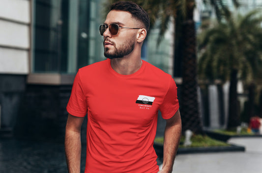Cincinnati Surf Co. Red Surfboard Shirt