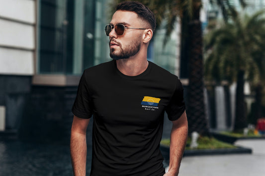 Morgantown Surf Co. Black Surfboard Shirt
