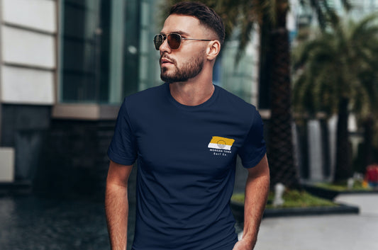 Morgantown Surf Co. Blue Surfboard Shirt