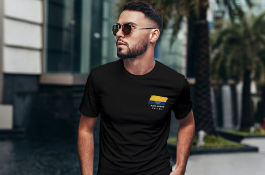 Ann Arbor Surf Co. Black Surfboard Shirt