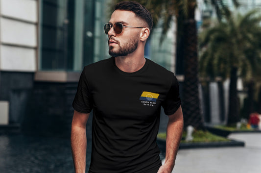 South Bend Surf Co. Black Surfboard Shirt