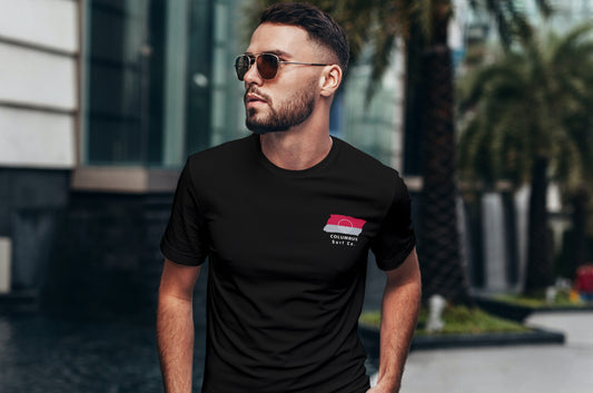 Columbus Surf Co. Black Surfboard Shirt