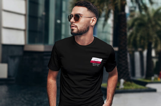 Madison Surf Co. Black Surfboard Shirt