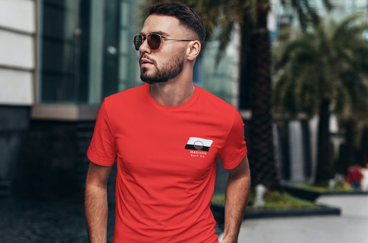 Madison Surf Co. Red Surfboard Shirt