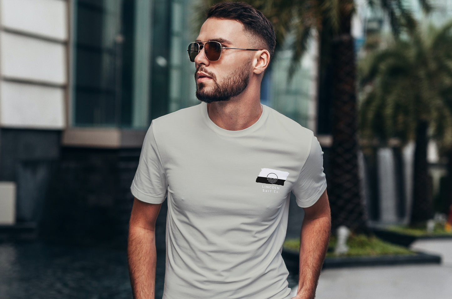 Lincoln Surf Co. Sand Surfboard Shirt