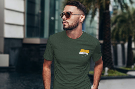 Waco Surf Co. Green Surfboard Shirt