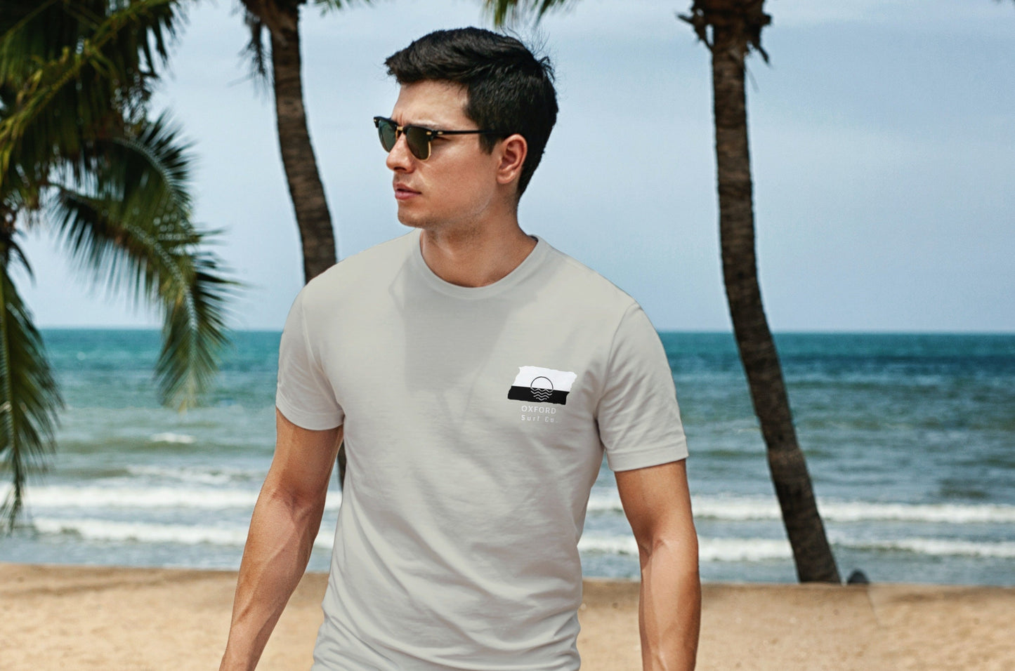 Oxford, OH Surf Co. Sand Surfboard Shirt