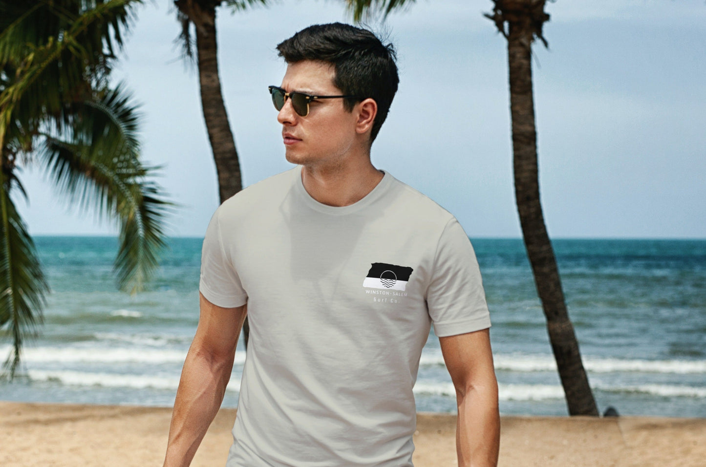 Winston-Salem Surf Co. Sand Surfboard Shirt