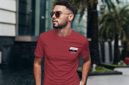 Columbia SC Surf Co. Red Surfboard Shirt