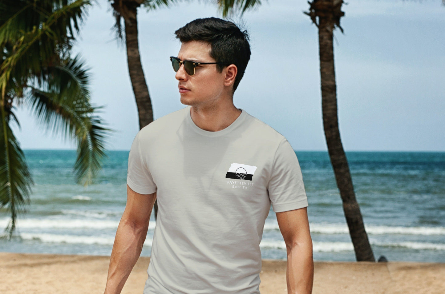Fayetteville Surf Co. Sand Surfboard Shirt