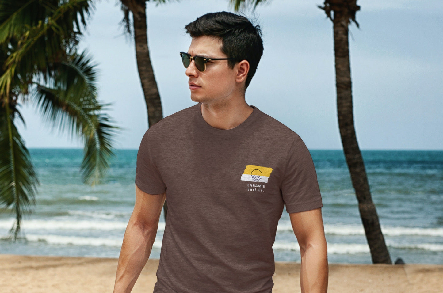 Laramie Surf Co. Brown Surfboard Shirt