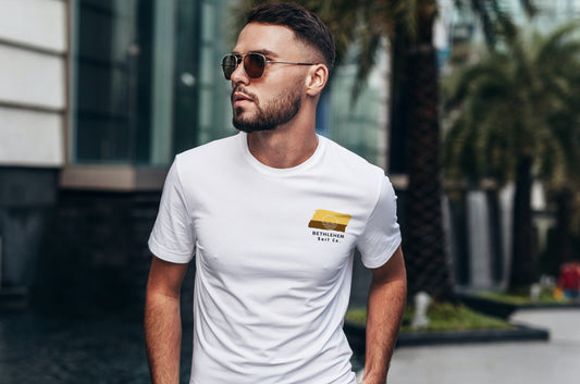 Bethlehem Surf Co. White Surfboard Shirt