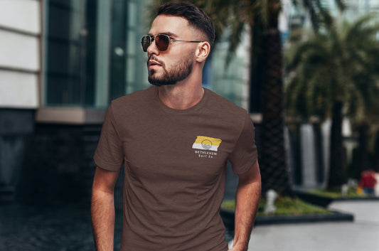 Bethlehem Surf Co. Brown Surfboard Shirt