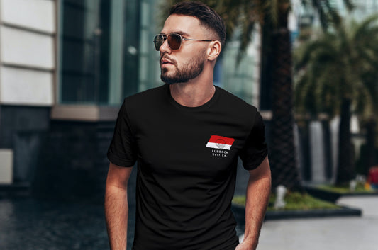 Lubbock Surf Co. Black Surfboard Shirt