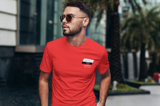 Lubbock Surf Co. Red Surfboard Shirt