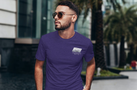 Stephenville Surf Co. Purple Surfboard Shirt