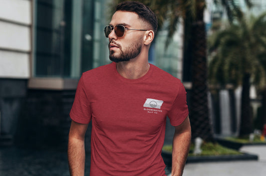 Bloomington Surf Co. Red Surfboard Shirt