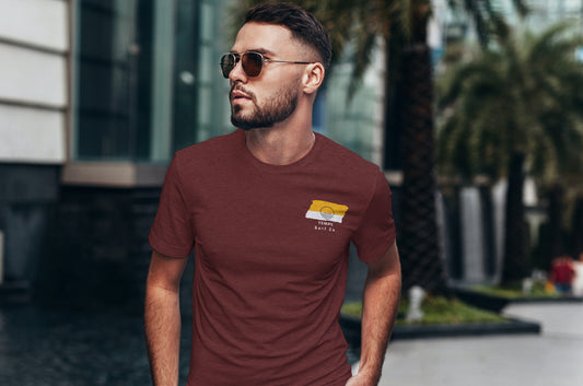 Tempe Surf Co. Cardinal Red Surfboard Shirt