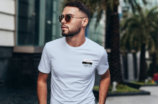 Chapel Hill Surf Co. Ice Blue Surfboard Shirt