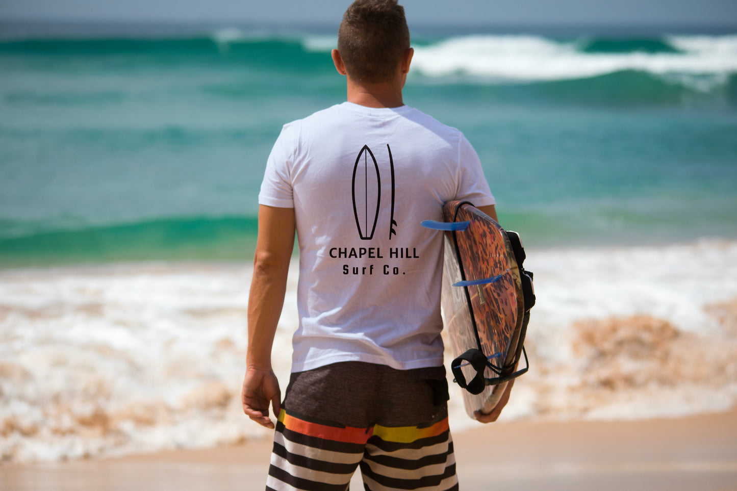 Chapel Hill Surf Co. Ice Blue Surfboard Shirt