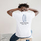 State College Surf Co. White Surfboard Shirt