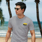 Iowa City Surf Co. Grey Surfboard Shirt
