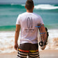 Valtameri Surf Co. White (Black) Surfboard Shirt