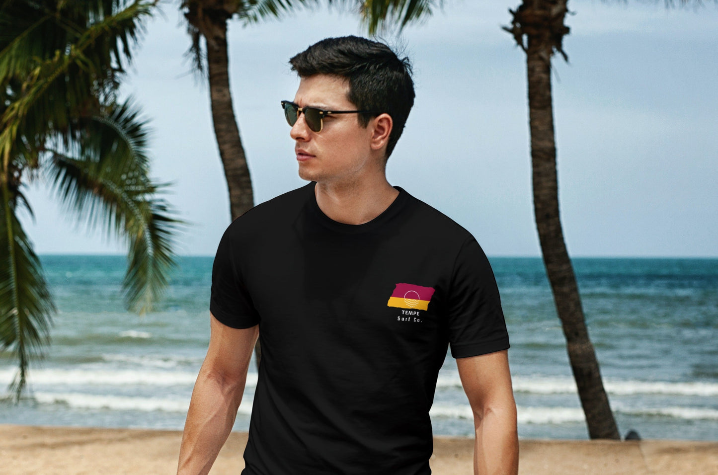 Tempe Surf Co. Black Surfboard Shirt