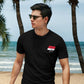 Oxford, OH Surf Co. Black Surfboard Shirt