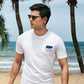 State College Surf Co. White Surfboard Shirt