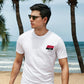Athens Surf Co. White Surfboard Shirt