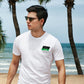 Huntington Surf Co. White Surfboard Shirt