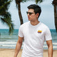 Dinkytown Surf Co. White Surfboard Shirt