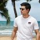 Stark Vegas Surf Co. White Surfboard Shirt